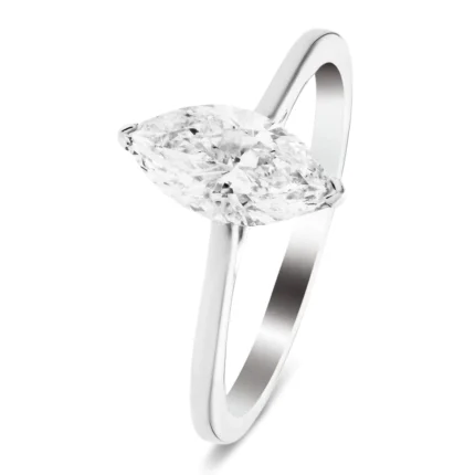 1 carat marquise diamond solitaire ring